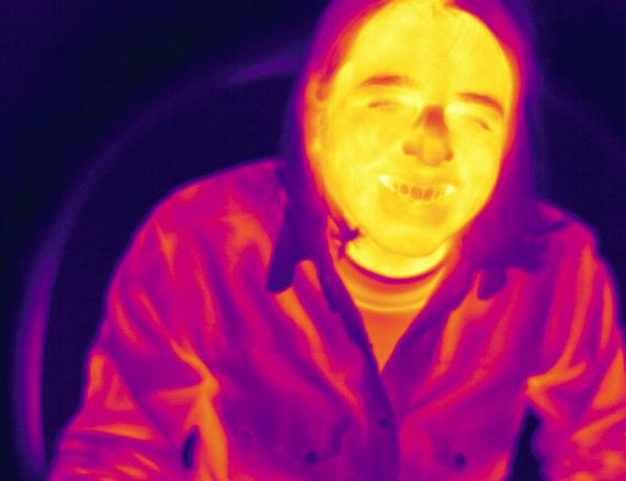 磁場強(qiáng)度3特斯拉時的熱圖像