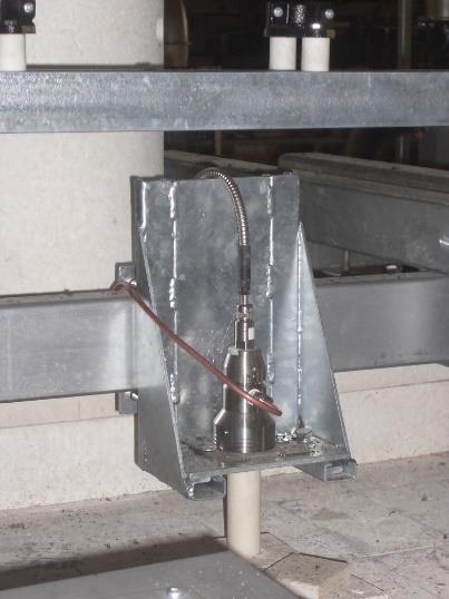 DSF30NG在玻璃熔窯實際安裝圖